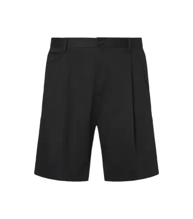 Dolce & Gabbana Pleated cotton-blend Bermuda shorts | Thumbnail 1