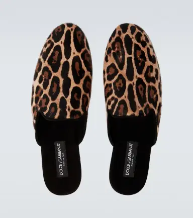 Dolce & Gabbana Leopard-print calf hair mules | Thumbnail 3