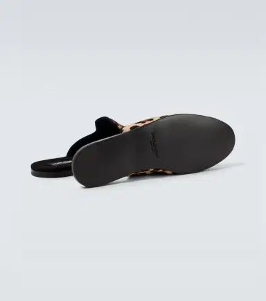 Dolce & Gabbana Leopard-print calf hair mules | Thumbnail 4