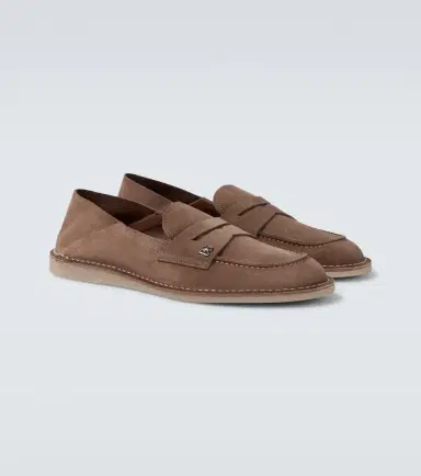 Dolce & Gabbana New Florio Ideal suede penny loafers | Thumbnail 3 Dolce & Gabbana New Florio Ideal suede penny loafers | Thumbnail 3