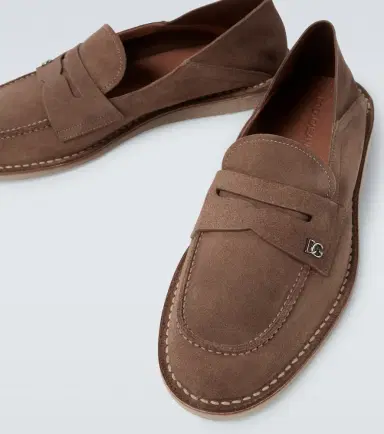 Dolce & Gabbana New Florio Ideal suede penny loafers | Thumbnail 6 Dolce & Gabbana New Florio Ideal suede penny loafers | Thumbnail 6