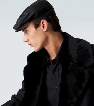 Dolce & Gabbana Striped wool newsboy cap | Thumbnail 3 Dolce & Gabbana Striped wool newsboy cap | Thumbnail 3