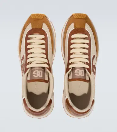 Dolce & Gabbana DG Cushion suede-trimmed sneakers | Thumbnail 2