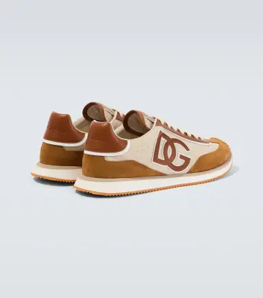 Dolce & Gabbana DG Cushion suede-trimmed sneakers | Thumbnail 5