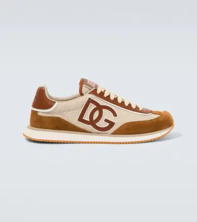 Dolce & Gabbana DG Cushion suede-trimmed sneakers | Thumbnail 6