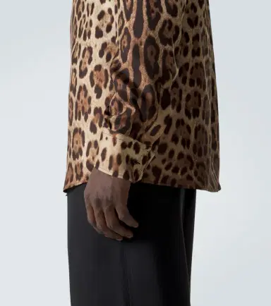 Dolce & Gabbana Leopard-print silk shirt | Thumbnail 6