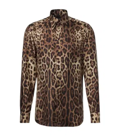 Dolce & Gabbana Leopard-print silk shirt | Thumbnail 1