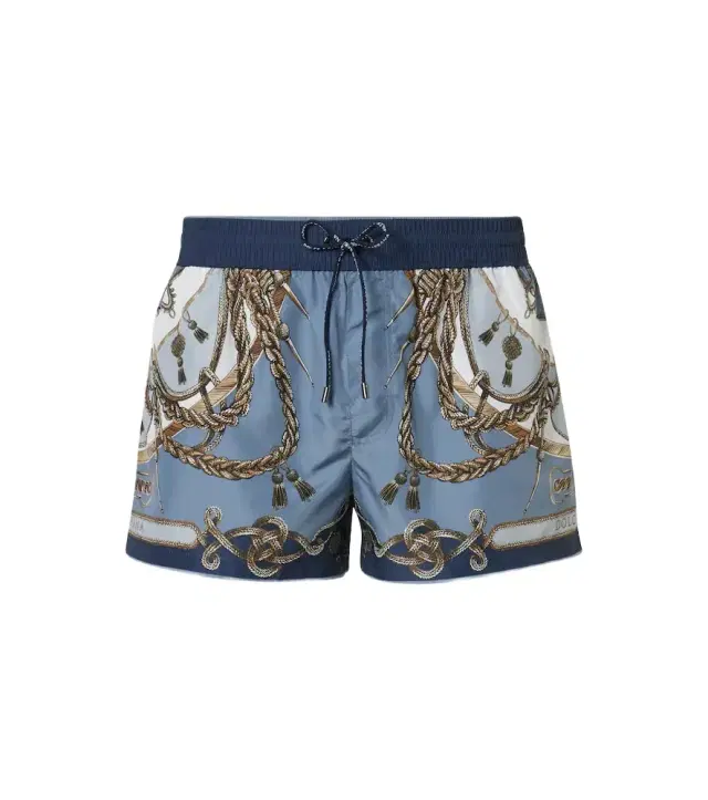 Printed swim trunks