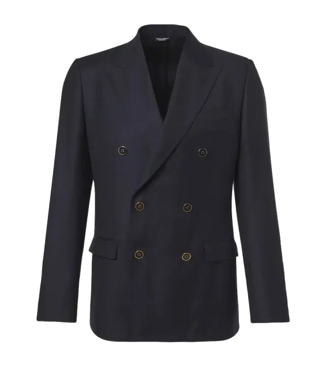 Dolce & Gabbana Double-breasted virgin wool blazer