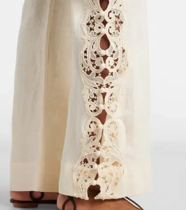 Zimmermann Awaken embroidered linen flared pants | Thumbnail 5 Zimmermann Awaken embroidered linen flared pants | Thumbnail 5