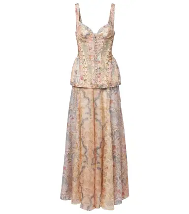 Zimmermann Rebellion floral linen gown | Thumbnail 1 Zimmermann Rebellion floral linen gown | Thumbnail 1