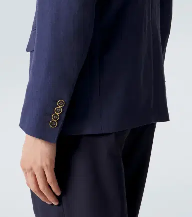 Dolce & Gabbana Logo single-breasted linen blazer | Thumbnail 6 Dolce & Gabbana Logo single-breasted linen blazer | Thumbnail 6