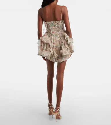 Zimmermann Rebellion floral silk minidress | Thumbnail 2 Zimmermann Rebellion floral silk minidress | Thumbnail 2