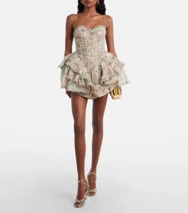 Zimmermann Rebellion floral silk minidress | Thumbnail 3 Zimmermann Rebellion floral silk minidress | Thumbnail 3