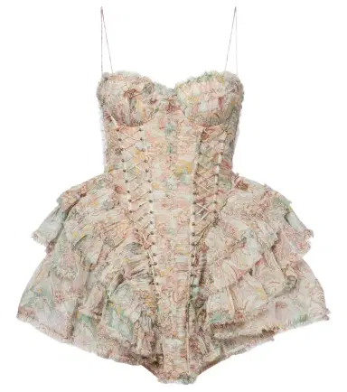 Zimmermann Rebellion floral silk minidress | Thumbnail 1 Zimmermann Rebellion floral silk minidress | Thumbnail 1