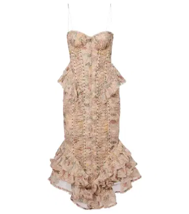 Zimmermann Rebellion floral silk midi dress | Thumbnail 1 Zimmermann Rebellion floral silk midi dress | Thumbnail 1