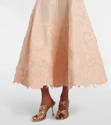 Zimmermann Rebellion Filigree embroidered midi skirt | Thumbnail 3 Zimmermann Rebellion Filigree embroidered midi skirt | Thumbnail 3