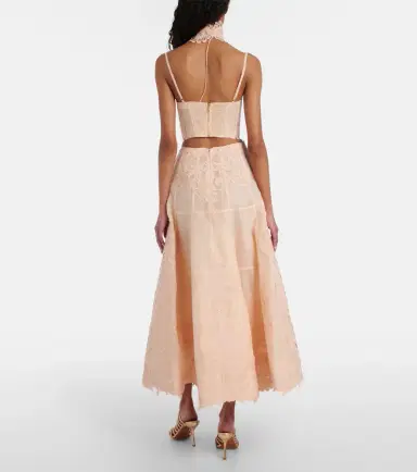 Zimmermann Rebellion Filigree embroidered midi skirt | Thumbnail 6 Zimmermann Rebellion Filigree embroidered midi skirt | Thumbnail 6