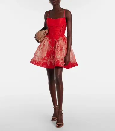 Zimmermann Rebellion linen and silk minidress | Thumbnail 5 Zimmermann Rebellion linen and silk minidress | Thumbnail 5