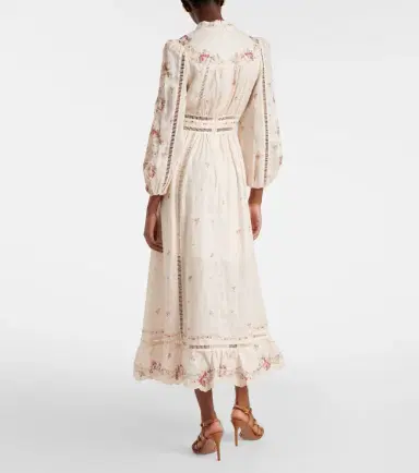 Zimmermann Patience floral linen midi dress | Thumbnail 5