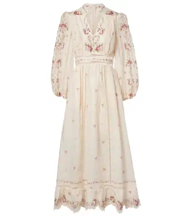 Zimmermann Patience floral linen midi dress | Thumbnail 1