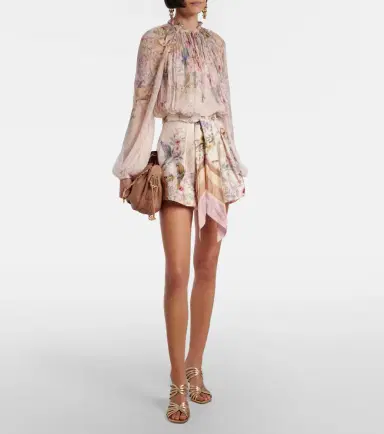 Zimmermann Rebellion printed sheer blouse | Thumbnail 5