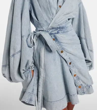 Zimmermann Rebellion denim minidress | Thumbnail 3 Zimmermann Rebellion denim minidress | Thumbnail 3