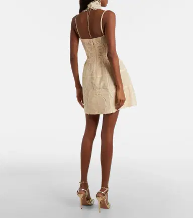 Zimmermann Rebellion linen and silk bustier dress | Thumbnail 4 Zimmermann Rebellion linen and silk bustier dress | Thumbnail 4