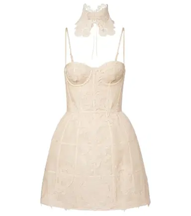 Zimmermann Rebellion linen and silk bustier dress | Thumbnail 1 Zimmermann Rebellion linen and silk bustier dress | Thumbnail 1