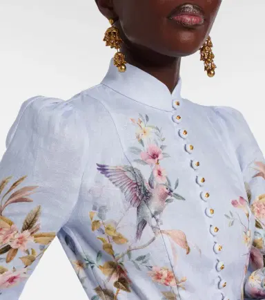 Zimmermann Rebellion printed linen minidress | Thumbnail 4 Zimmermann Rebellion printed linen minidress | Thumbnail 4