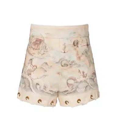 Zimmermann Printed linen shorts | Thumbnail 1