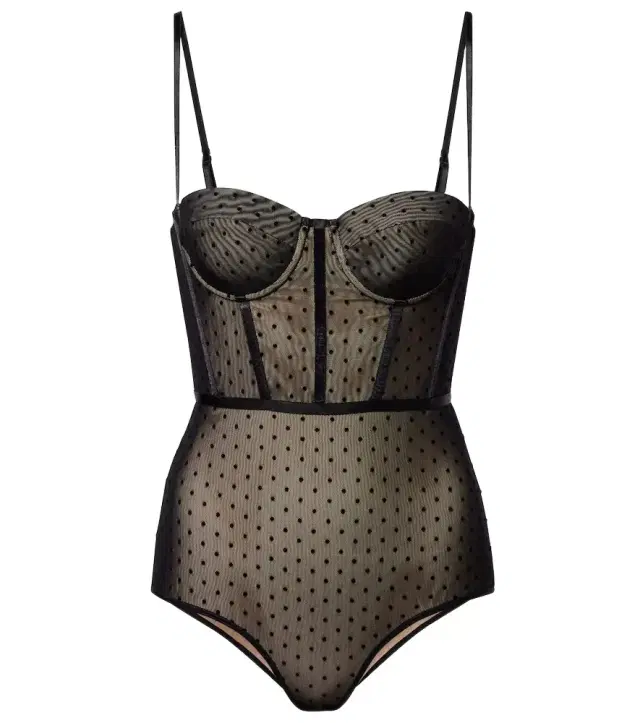 Zimmermann Dot mesh bodysuit
