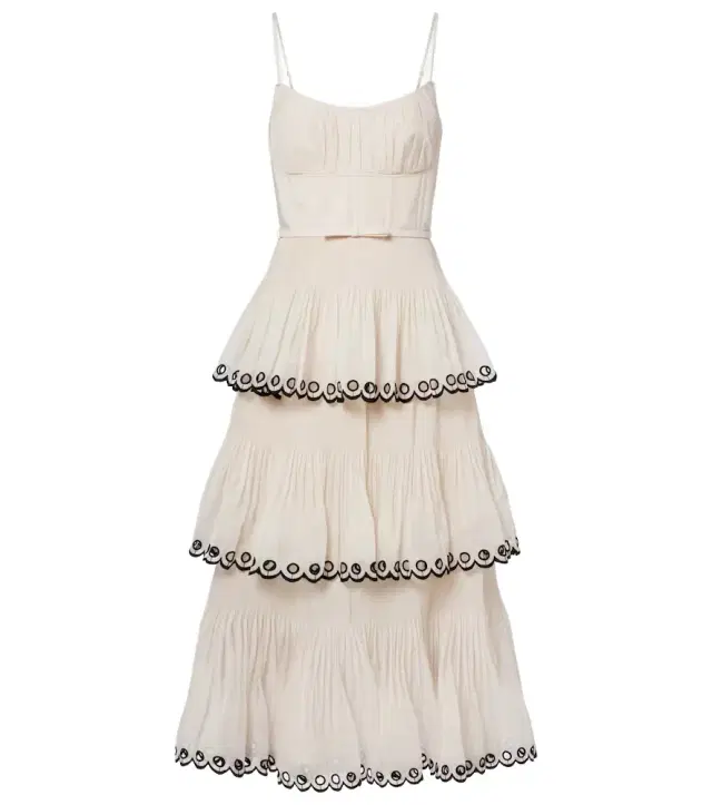 Zimmermann Embroidered bustier dress