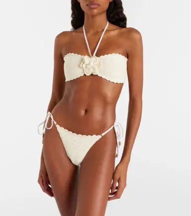 Zimmermann Awaken crochet cotton bikini | Thumbnail 3 Zimmermann Awaken crochet cotton bikini | Thumbnail 3