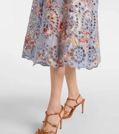 Zimmermann Awaken floral linen midi dress | Thumbnail 3