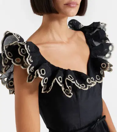 Zimmermann Embroidered ruffled minidress | Thumbnail 5