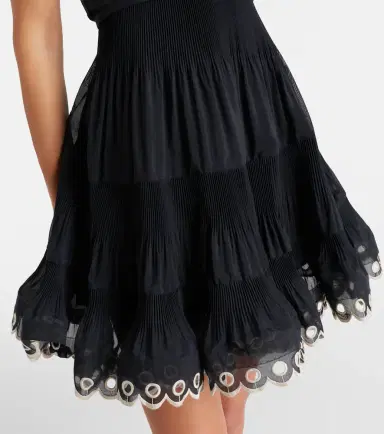 Zimmermann Embroidered ruffled minidress | Thumbnail 6