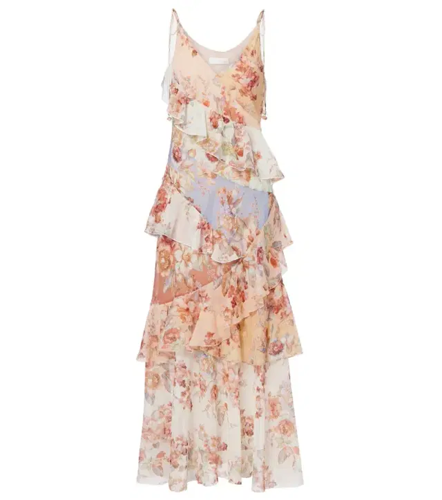 Zimmermann Awaken floral cotton and silk maxi dress