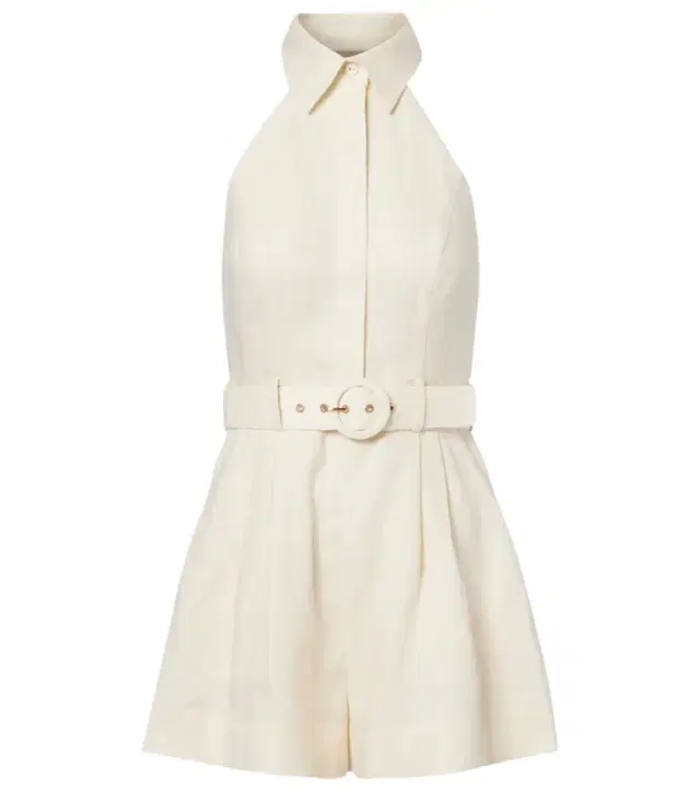 Zimmermann Awaken halterneck linen romper