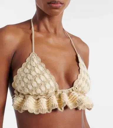 Zimmermann Wanderlust crochet and lamé bikini | Thumbnail 2 Zimmermann Wanderlust crochet and lamé bikini | Thumbnail 2