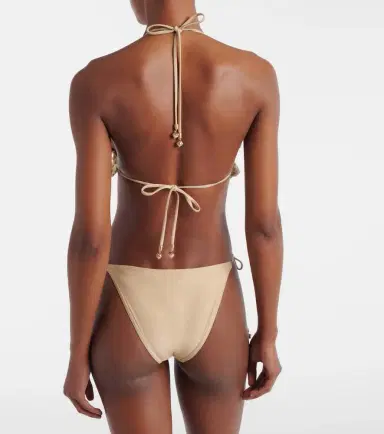 Zimmermann Wanderlust crochet and lamé bikini | Thumbnail 3 Zimmermann Wanderlust crochet and lamé bikini | Thumbnail 3