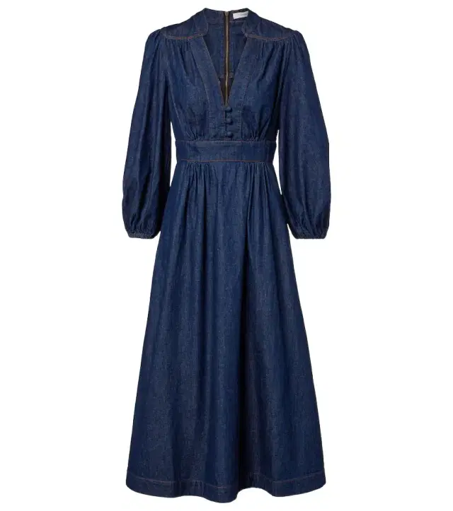 Awaken denim midi dress