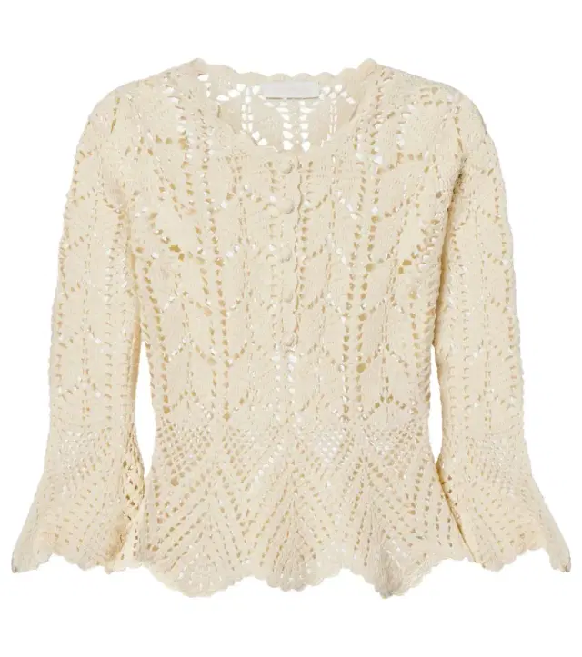 Zimmermann Crochet cotton top