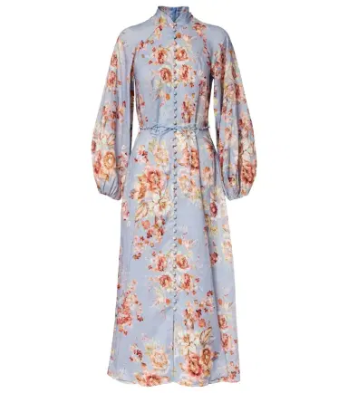 Zimmermann Awaken floral linen midi dress | Thumbnail 1