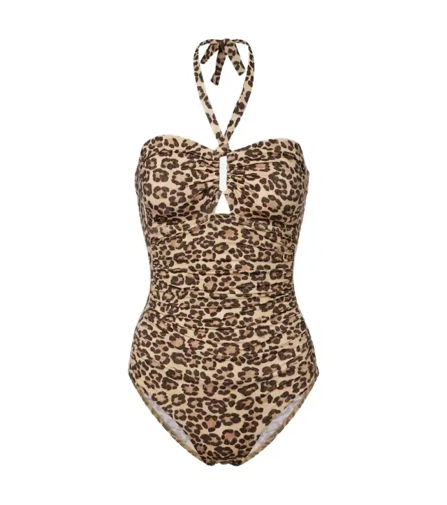 Zimmermann Wanderlust leopard-print swimsuit