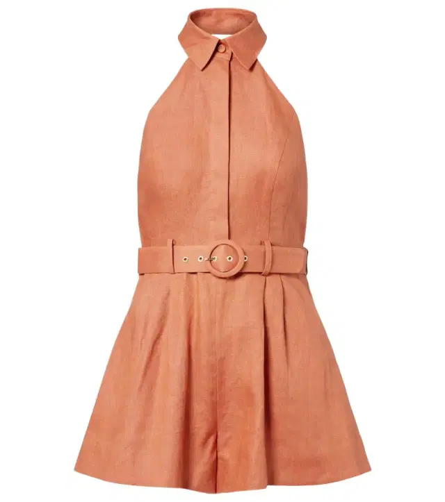 Zimmermann Awaken belted linen romper
