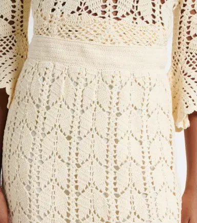 Zimmermann Crochet cotton midi skirt | Thumbnail 6