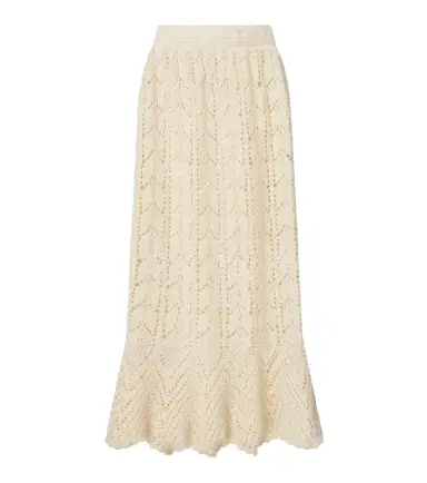 Zimmermann Crochet cotton midi skirt | Thumbnail 1