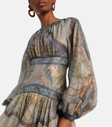 Zimmermann Wanderlust cotton and silk-blend minidress | Thumbnail 5