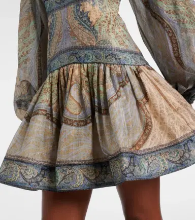 Zimmermann Wanderlust cotton and silk-blend minidress | Thumbnail 6